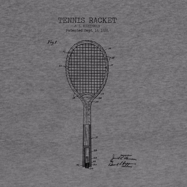 TENNIS RACKET patent by Dennson Creative